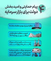 ۴ پیام حمایتی و امیدبخش دولت برای بازار سرمایه