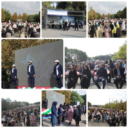 برپایی گردهمایی ايستگاه هاي ورزش شهروندي و سفيران ورزشي در بوستان بزرگ ولایت