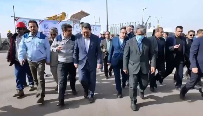 حضور وزیر محترم صنعت، معدن و تجارت، مهندس اتابک و هیات همراه در شرکت صنایع معدنی فولاد سنگان/ افتتاح و کلنگ زنی پروژه های توسعه ای + ویدئو