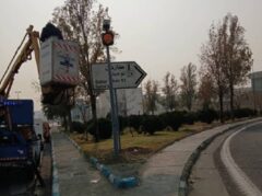 بهبود ترافیک بزرگراه یادگار امام با ۱۹ چراغ چشمک‌زن سولار