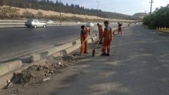 ۲۰۰ نیروی تخصصی در طرح نگهداشت بزرگراهی یاسینی به کار گرفته شدند/ حرکت همزمان ۴۵ دستگاه ماشین‌آلات سنگین برای زیباسازی بزرگراه شهید یاسینی