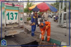آمادگی کامل منطقه ۱۲ برای مقابله با آب‌گرفتگی معابر و طوفان‌پیش‌رو