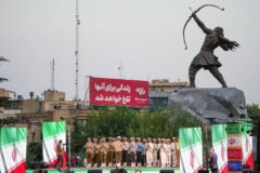 برگزاری برنامه‌های حماسی و آیینی “آرش سرباز ایران” در میدان ونک