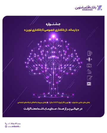 15 مرداد ماه، پایان مهلت ارسال آثار به جشنواره «با رسانه؛ از بانکداری خصوصی تا بانکداری نوین» ۱۵ مرداد ماه، پایان مهلت ارسال آثار به جشنواره «با رسانه؛ از بانکداری خصوصی تا بانکداری نوین»