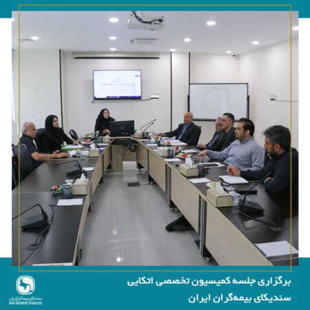 برگزاری جلسه کمیسیون اتکایی سندیکای بیمهگران ایران برگزاری جلسه کمیسیون اتکایی سندیکای بیمهگران ایران