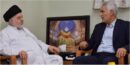 دیدار و گفتگوی دکتر بهزاد شیری مدیر عامل پست بانک ایران با حضرت آیت ا….سید جواد شهرستانی در قم