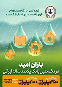برگزاری چهل و پنجمین قرعهکشی بزرگ حسابهای قرضالحسنه پس انداز بانک سپه برگزاری چهل و پنجمین قرعهکشی بزرگ حسابهای قرضالحسنه پس انداز بانک سپه