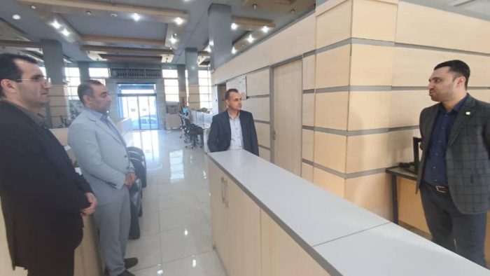 بازدید رئیس هیئت مدیره بانك صنعت و معدن از مدیریت استان سمنان این بانك