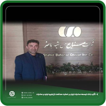 تأکید بانک توسعه صادرات ایران بر حمایت هدفمند از زنجیره تولید و صادرات