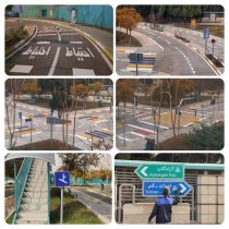 نوسازی و خط‌کشی بوستان آموزش ترافیک منطقه ۲۰