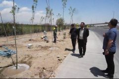 نهضت سبز در حاشیه عملیات عمرانی میدان فتح