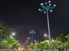 تلفیق هنر و روشنایی با نصب ۲۰۰ پایه‌چراغ دکوراتیو ۹ شعله در محور شهید رجایی منطقه ۲۰
