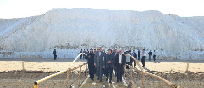 مدیران ایمپاسکو و سرمایه‌گذاران ظرفیت‌های مجتمع پتاس خوروبیابانک را بررسی کردند